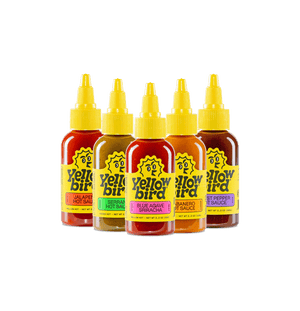 Yellowbird Classic Hot Sauce Variety 5-Pack 2.2 oz. Gift Set 