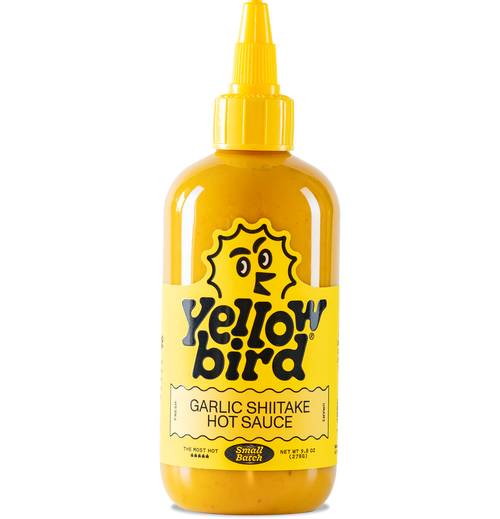 Yellowbird Garlic Shiitake Small Batch Hot Sauce 9.8 oz.