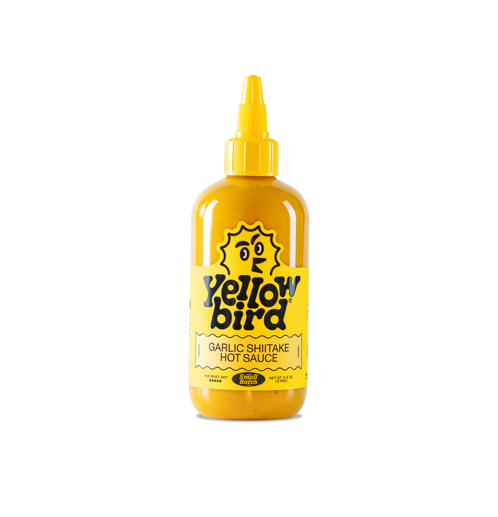 Yellowbird Small Batch Garlic Shiitake Hot Sauce 9.8 oz.