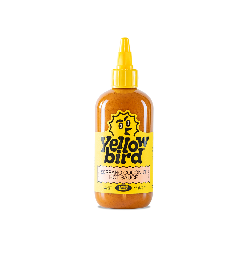 Yellowbird Serrano Coconut Hot Sauce 9.8 oz.